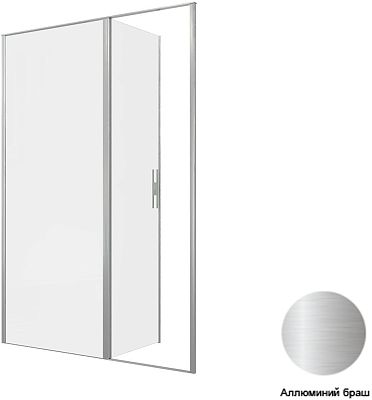 Душевая дверь Allen Brau Priority 140 3.31035.BA серебро браш фото 15