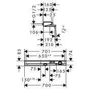 Термостат для ванны Hansgrohe ShowerTablet Select 13183000