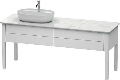 Тумба напольная под столешницу Duravit Luv LU9563L3636 белый фото 1