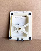 РАСПРОДАЖА Декоративная панель для писсуара Sanit 03 106 01 с рамкой с ручной кнопкой смыва, белая