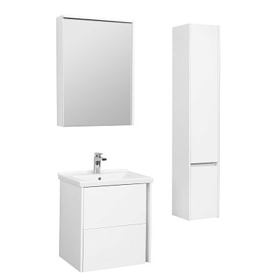 Зеркальный шкаф Aquaton Стоун 60 белый (1A231502SX010) фото 6