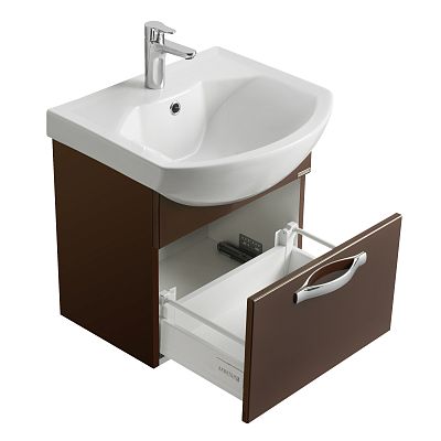 Тумба-умывальник подвесная Aquaton Ария 50 1A140301AA430 фото 1