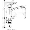 Смеситель для кухни Hansgrohe Logis 71832000 фото 2