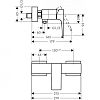 Смеситель для душа Hansgrohe Metropol 32560340 фото 2