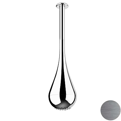 Душевая головка Gessi Goccia 33752-147 шлифованный хром фото 1