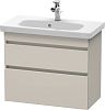 Тумба подвесная Duravit DuraStyle DS649909191 серо-коричневый фото 1