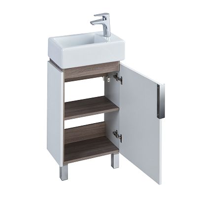 Тумба под раковину Aquaton Бэлла белый, джарра (1A221501BBAZ0) фото 1