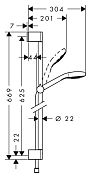 Душевой гарнитур Croma Select S 1jet 26574400