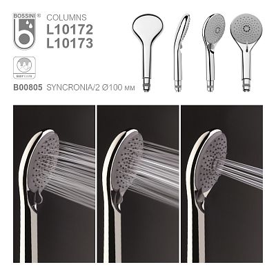 Душевая стойка Bossini Elios L10172.073 черный матовый фото 4