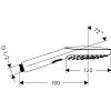 Ручной душ Hansgrohe Raindance Select E 120 Air 3jet 26520700 фото 2
