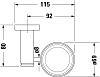 Держатель стакана Duravit D-Code 0099201000 хром фото 4