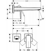 Смеситель для раковины Hansgrohe Metropol 32526670