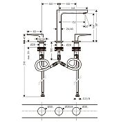 Смеситель для раковины Hansgrohe Metropol 74515000