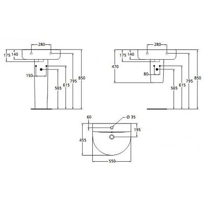 Раковина Ideal Standard Connect E785401 фото 3