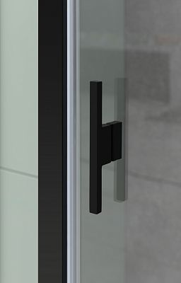 Душевой уголок Allen Brau Priority 100x100 3.31006.BBA + 3.31021.BBA черный браш фото 7