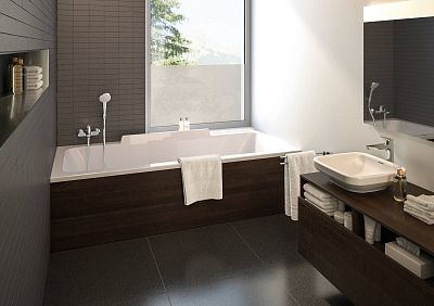 Смеситель для ванны Hansgrohe Logis loop 71244000 хром фото 3