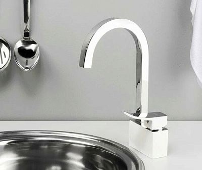 Aller 1067WHITE Смеситель для кухни фото 2