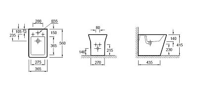 Биде напольное Jacob Delafon Reve E4814 фото 2
