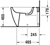 Напольное биде Duravit ME By Starck 2289100000 белое фото 4