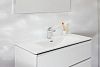 Тумба с раковиной Laufen Palace ПЭК 8.6170.2.260.104.1 60 см, белый матовый, 2 ящика, ручки черный алюминий фото 2