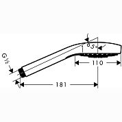 Душевая лейка Hansgrohe Croma Select S Multi 26800400