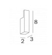 РАСПРОДАЖА Крючок INDA Joy A5120A CR Хром