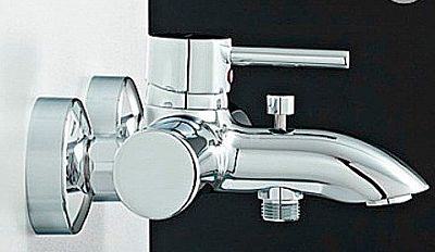 386910576 смеситель для ванны BOZZ (хром) фото 6