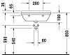 Раковина подвесная Duravit Strack 3 0307600000 60х45 см фото 2