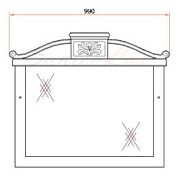 Зеркало BelBagno Primavera ACA