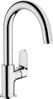 Смеситель для раковины HANSGROHE Vernis Blend 71554000 со сливным гарнитуром, хром фото 1