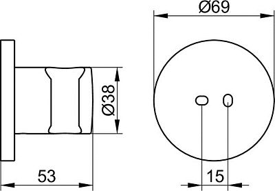 Держатель для ручного душа Keuco 51591 010000 хром фото 3