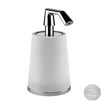 Дозатор для жидкого мыла Gessi Cono Accessories 45437-707 шлифованный черный металл фото 1