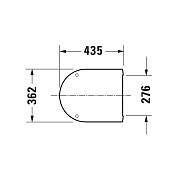 Унитаз подвесной Duravit D-Neo в комплекте с сиденьем Soft Close 45770900A1