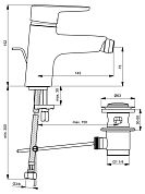 Смеситель для биде Ideal standard b9920aa