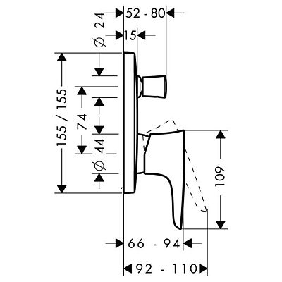 Смеситель Hansgrohe PuraVida 15447000 фото 2