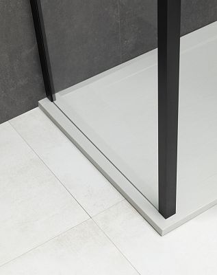 Душевой уголок Allen Brau Priority 100x100 3.31006.BBA + 3.31021.BBA черный браш фото 10