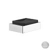 Мыльница Gessi Rettangolo Shower 20802-707 шлифованный черный металл фото 1