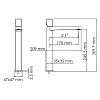 Naab 8603H Смеситель для  умывальника фото 11