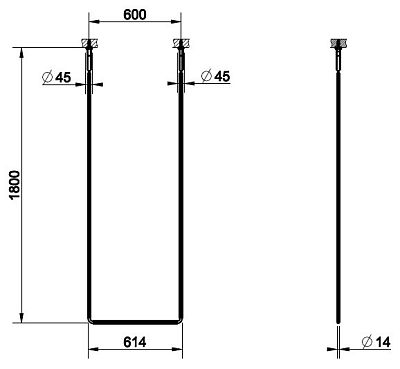 Полотенцедержатель Gessi Goccia Accessories 38141-147 шлифованный хром фото 2