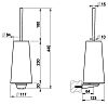 Ершик Gessi Cono Accessories 45419-706 чёрный металл фото 2