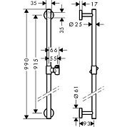 Душевая штанга Hansgrohe Unica Comfort 26402000