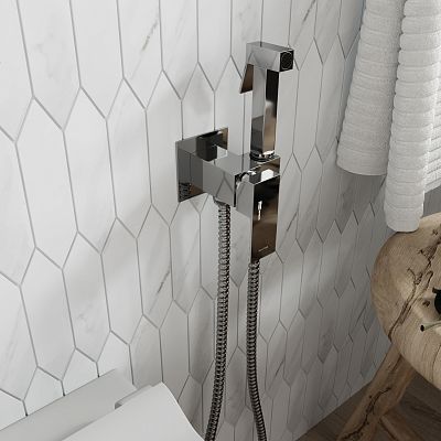 A71138 Встраиваемый смеситель для душа с гигиенической лейкой фото 4