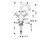 Смеситель Hansgrohe Axor Montreux 16505000 фото 2