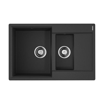 Omoikiri Daisen 78-2-BL Artgranit/черный фото 1