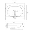 Раковина Aquaton Аквамель 67 1WH110213 фото 3