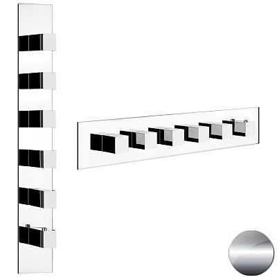 Смеситель Gessi Quadro Wellness 43010-706 черный металл фото 1