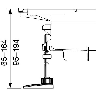 Комплект опор TECE Drainprofile 674000 фото 2