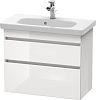 Тумба подвесная Duravit DuraStyle DS649902222 белый глянцевый фото 1