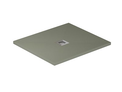 Душевой поддон Allen Brau Priority 100x80 8.31003-CGM олива фото 3