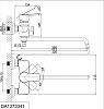 Смеситель для ванны D&K Rhein.Reisling (DA1273341) фото 3